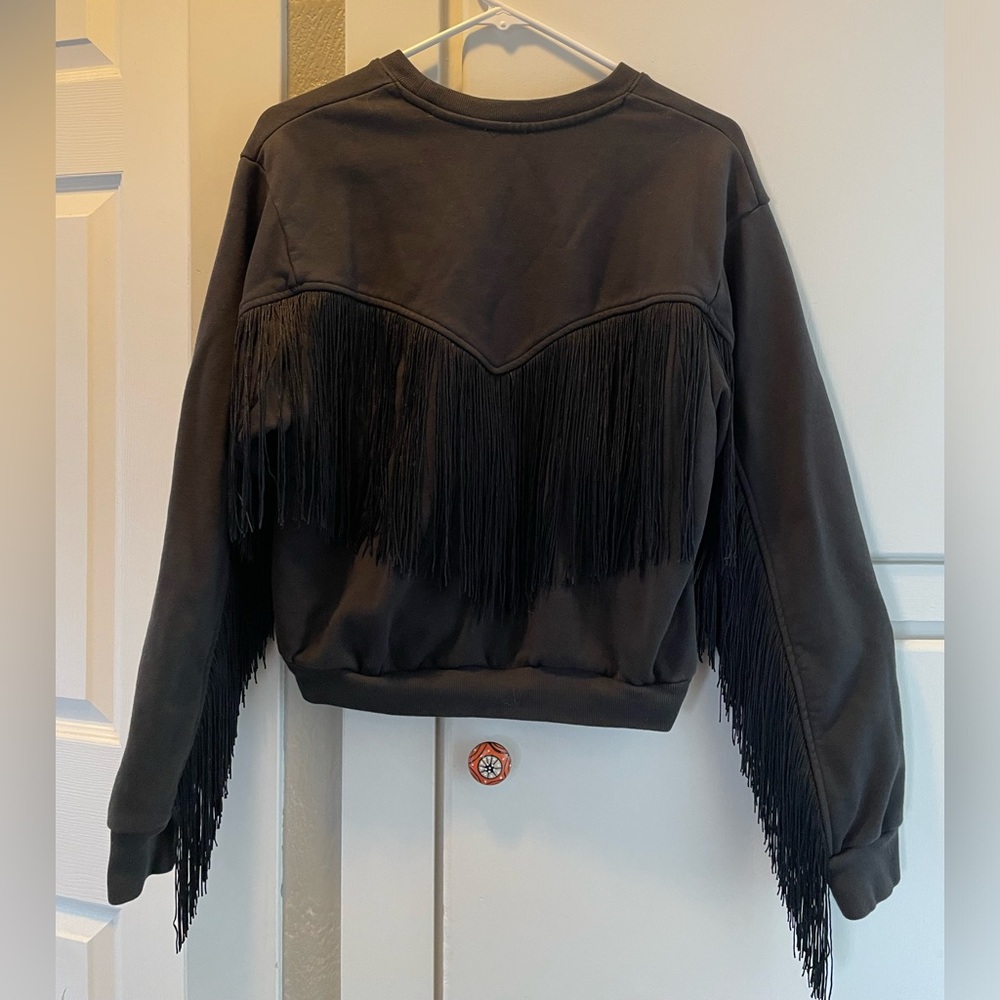 Levi’s fringe crewneck